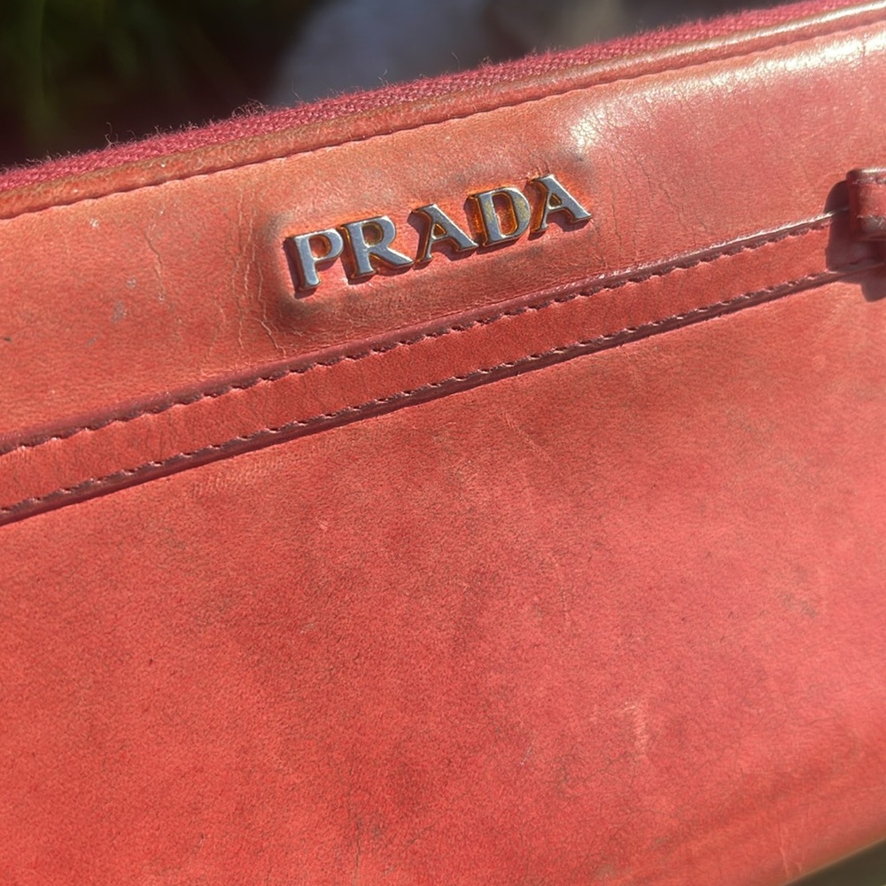 Authentic Leather Prada Wallet